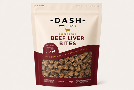 Single Ingredient Freeze-Dried Beef Liver Bites
