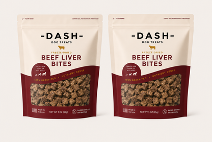 Single Ingredient Freeze-Dried Beef Liver Bites