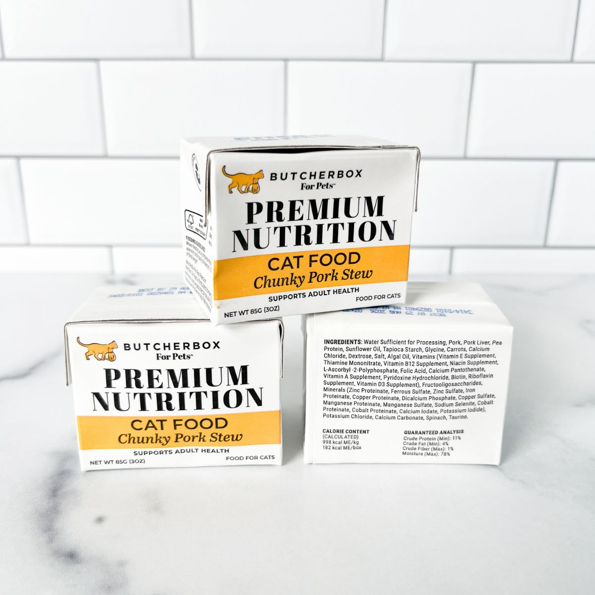 Premium Nutrition Cat Food Chunky Pork Stew