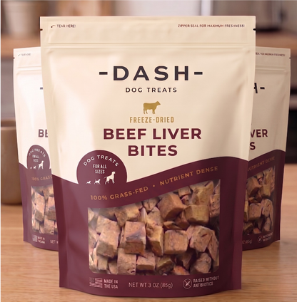Single Ingredient Freeze-Dried Beef Liver Bites